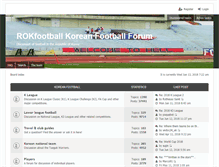Tablet Screenshot of forum.rokfootball.com